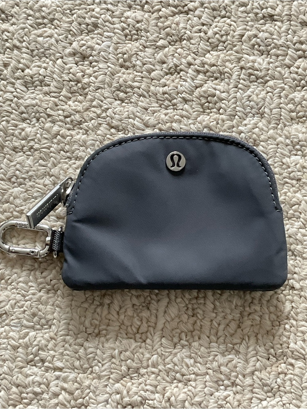 lululemon athletica Small Black Zip Pouch